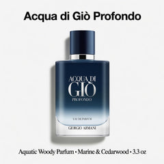 Armani Acqua di Giò Profondo Eau de Parfum 3.3 fl oz - Hamxi