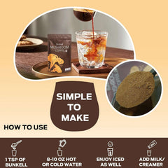 Bunkell Mushroom Coffee | 30 Servings - Hamxi