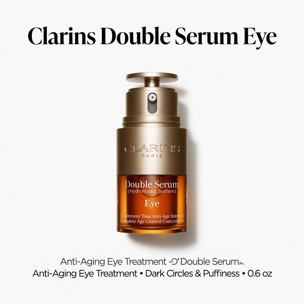 Clarins Double Serum Eye Anti - Aging Treatment 0.6 oz - Hamxi