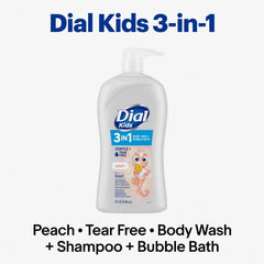 Dial Kids All - in - One Hair, Body Wash and Bubble Bath - Hamxi