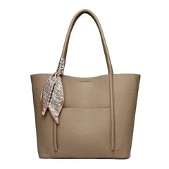 Genuine Soft Leather Tote Bag | Large Capacity Vintage - Hamxi