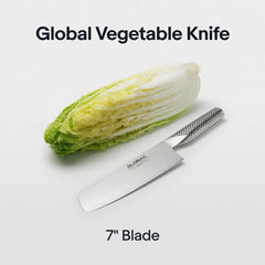Global 7" Vegetable Knife | Santoku Style | Professional Japanese Kitchen Knife - Hamxi