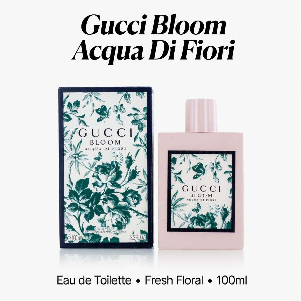 Gucci Bloom Acqua Di Fiori Eau de Toilette Spray 3.3 oz / 100ml - Hamxi