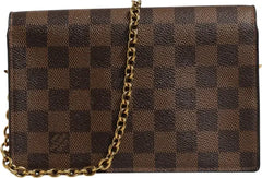 Louis Vuitton Damier Ebene Vavin Chain Wallet