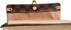 Louis Vuitton Damier Ebene Vavin Chain Wallet