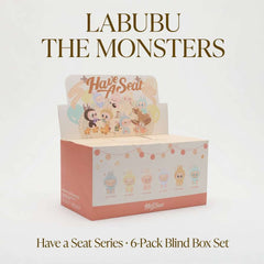 LABUBU THE MONSTERS Have a Seat Series Plush Toy POP MART 6 - Pack Blind Box Set - Hamxi