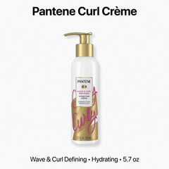 Pantene Wave & Curl Defining Hydrating Crème 5.7 oz - Hamxi