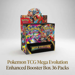 Pokemon TCG Mega Evolution Enhanced Booster Box | Factory Sealed | 36 Packs | English - Hamxi