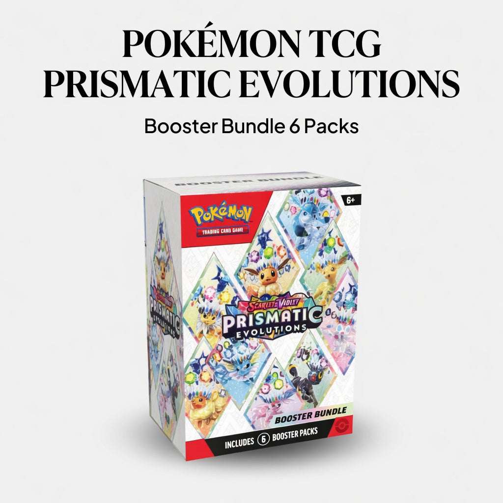 Pokémon TCG Scarlet & Violet Prismatic Evolutions Booster Bundle 6 Packs - Hamxi
