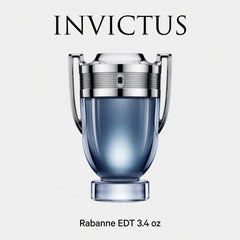 Rabanne Invictus EDT Spray Men 3.4 oz - Hamxi