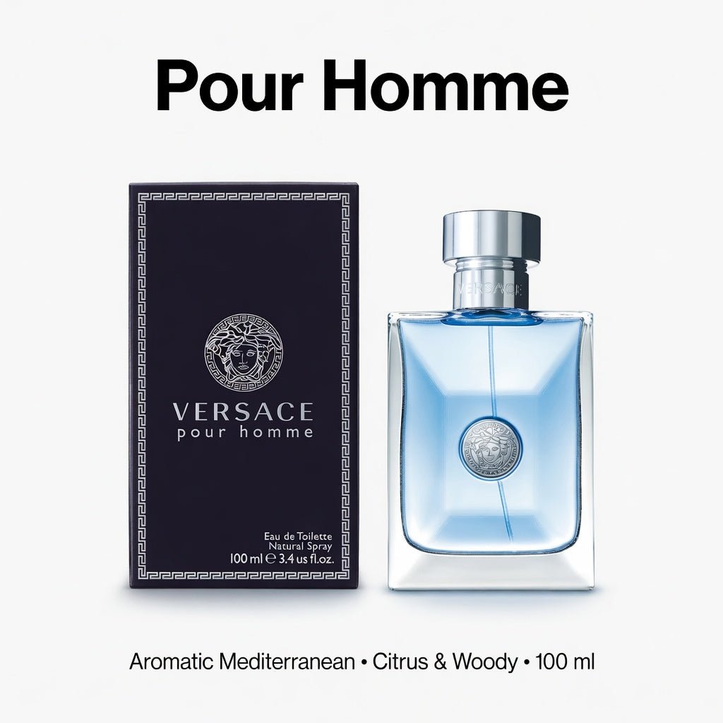 Versace Pour Homme Eau de Toilette 3.4 fl oz / 100 ml - Hamxi