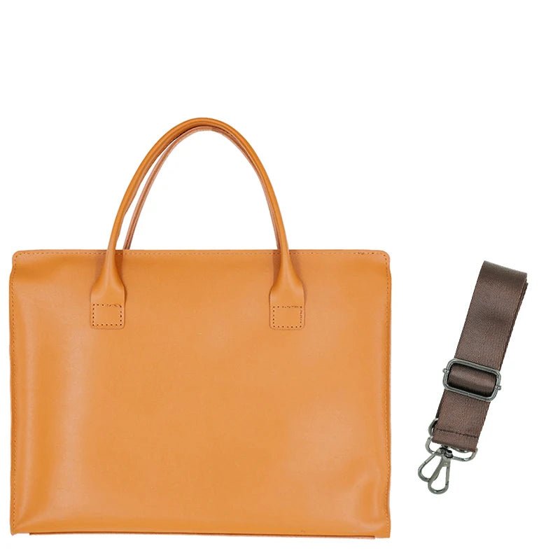 15.6 Inch PU Leather Laptop Bag for Women - Hamxi