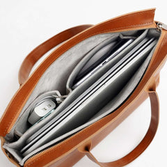15.6 Inch PU Leather Laptop Bag for Women - Hamxi