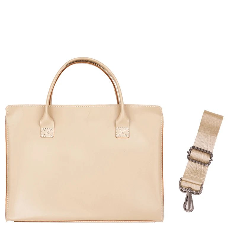 15.6 Inch PU Leather Laptop Bag for Women - Hamxi