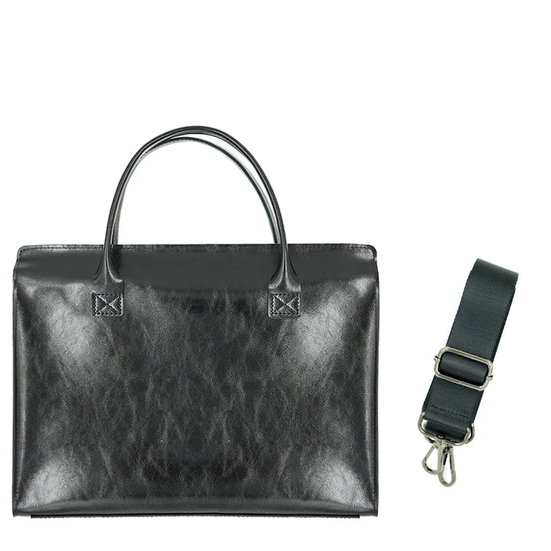 15.6 Inch PU Leather Laptop Bag for Women - Hamxi
