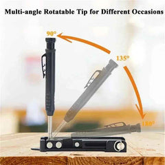 8 - in - 1 Multi - Function Scribing Tool | Carpenter Pencil | Woodworking Marking - Hamxi