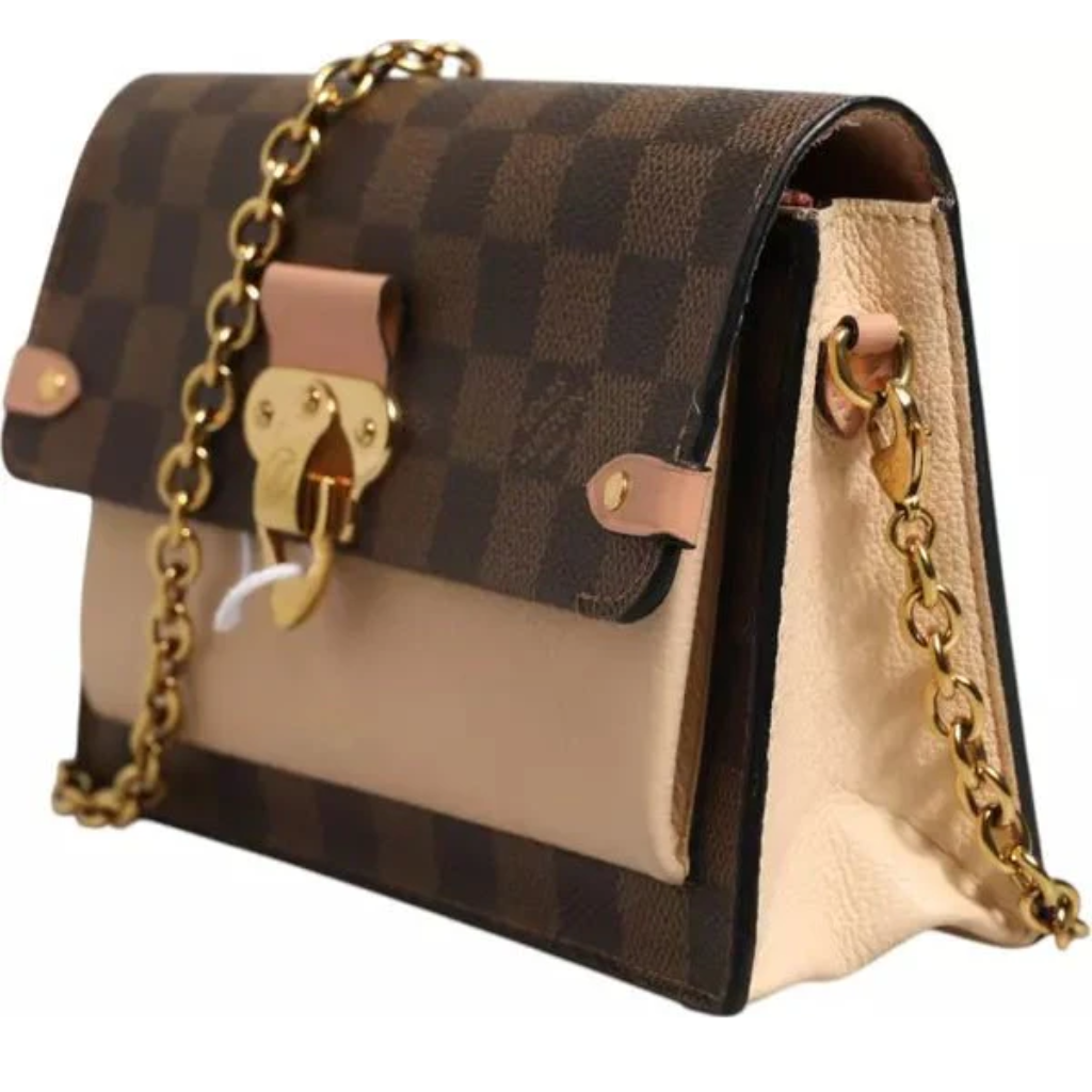 Louis Vuitton Damier Ebene Vavin Chain Wallet