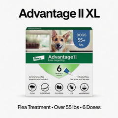 Advantage II XL for Extra Large Dogs | Over 55 lbs | Flea Treatment & Prevention | - Hamxi