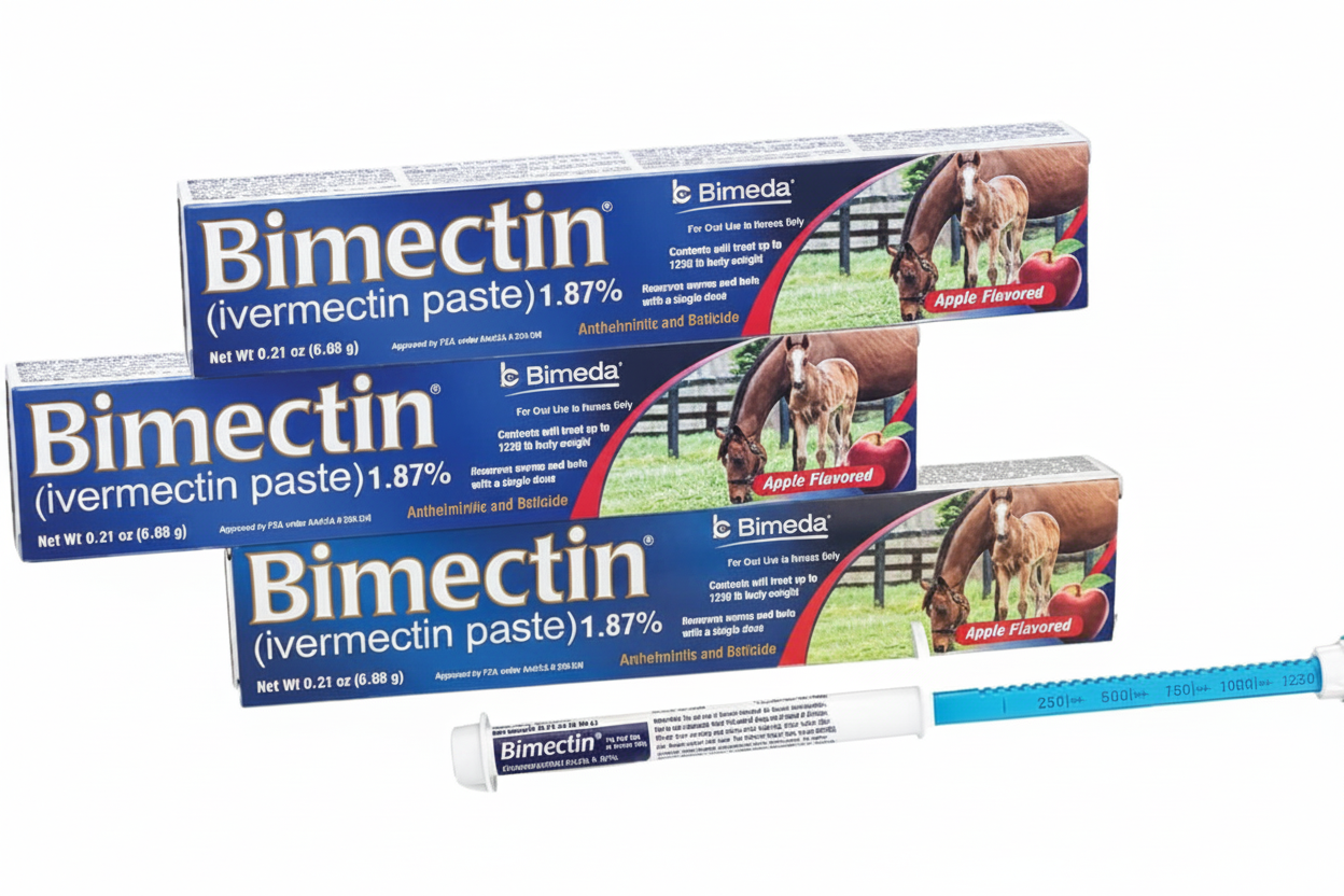 Bimectin Ivermectin Paste 3-Pack with Syringe