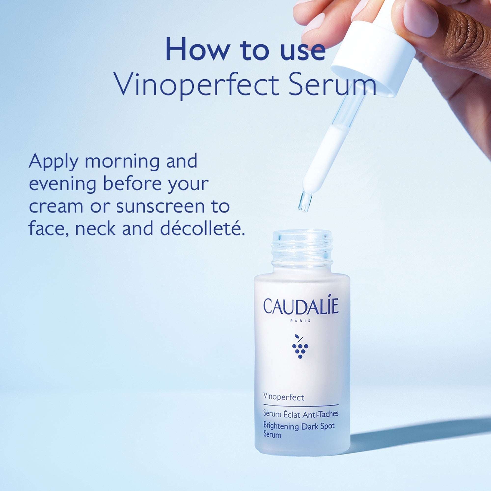 Caudalie Vinoperfect Brightening Dark Spot Serum | 1oz | Even Skin Tone & Radiance - Hamxi