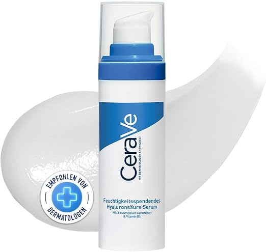 CeraVe Hydrating Hyaluronic Acid Serum | 30ml | With Ceramides & Vitamin B5 - Hamxi