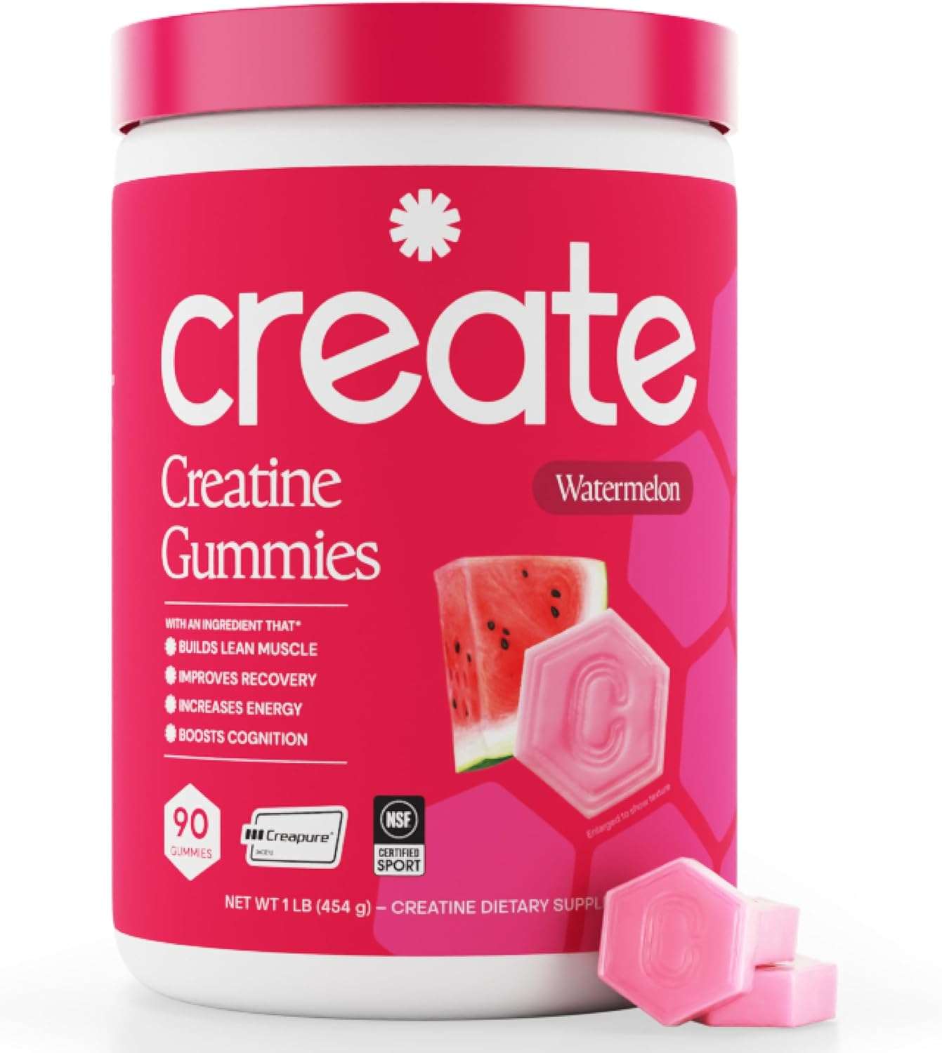 Create Creatine Monohydrate Gummies for Men & Women | 90 Count - Hamxi