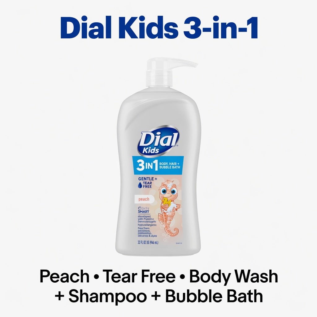 Dial Kids All - in - One Hair, Body Wash and Bubble Bath - Hamxi