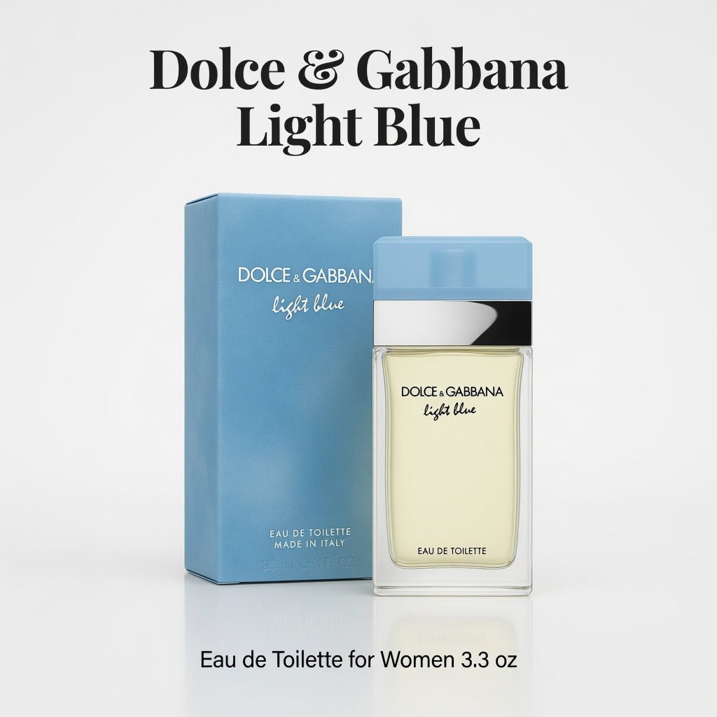 Dolce & Gabbana Light Blue Eau de Toilette Spray for Women 3.3 oz - Hamxi