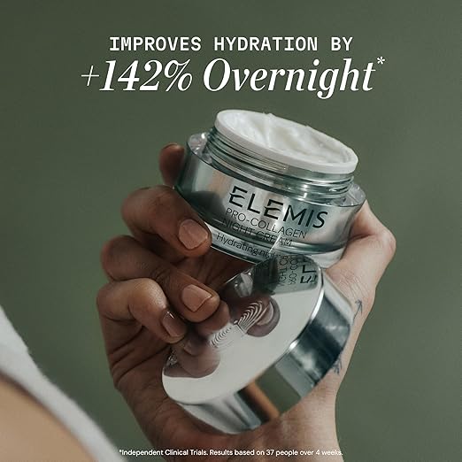 ELEMIS Pro - Collagen Night Cream | Hydrating Overnight Moisturizer | 50ml - Hamxi