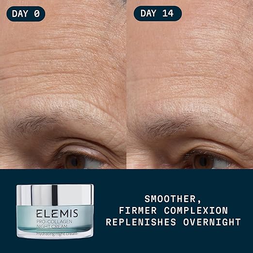 ELEMIS Pro - Collagen Night Cream | Hydrating Overnight Moisturizer | 50ml - Hamxi