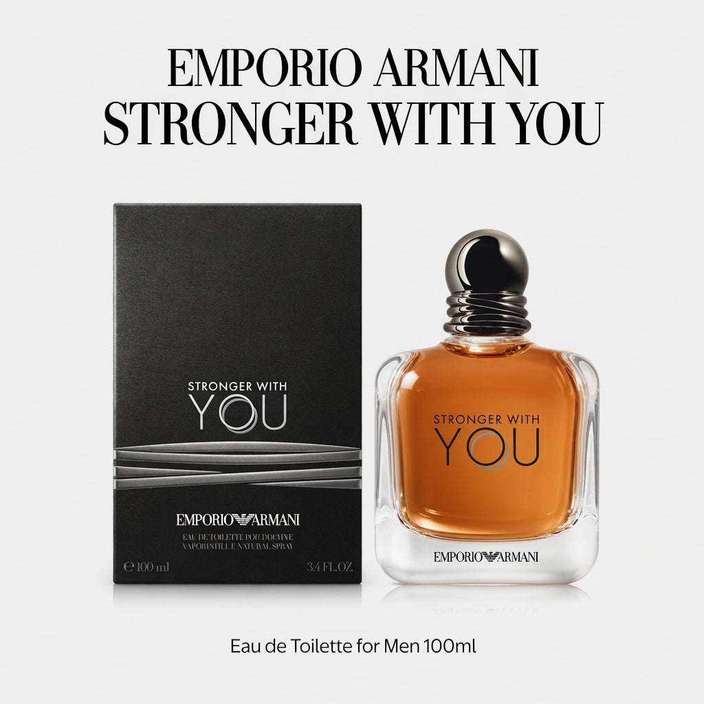 Emporio Armani Stronger With You Eau de Toilette 100ml for Men - Hamxi