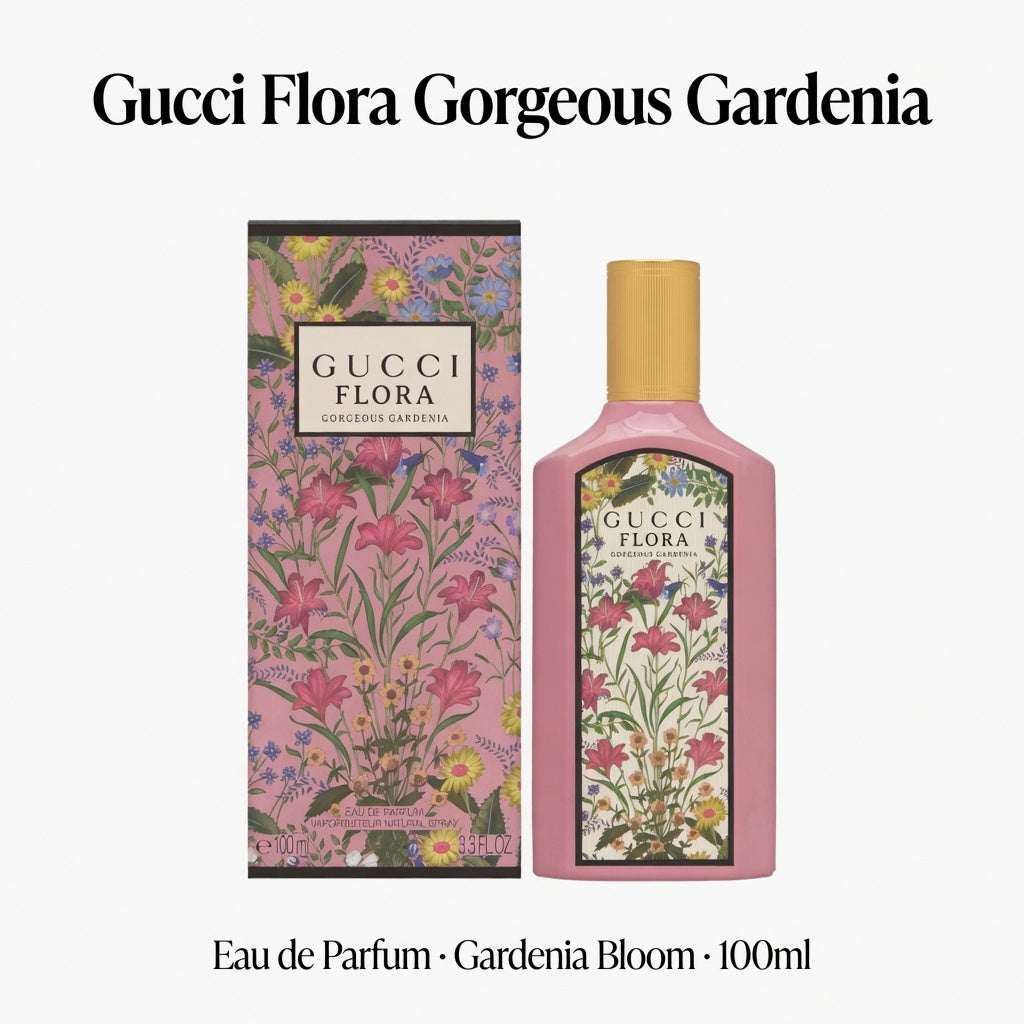 Gucci Flora Gorgeous Gardenia Eau de Parfum Spray 3.3 oz / 100ml - Hamxi