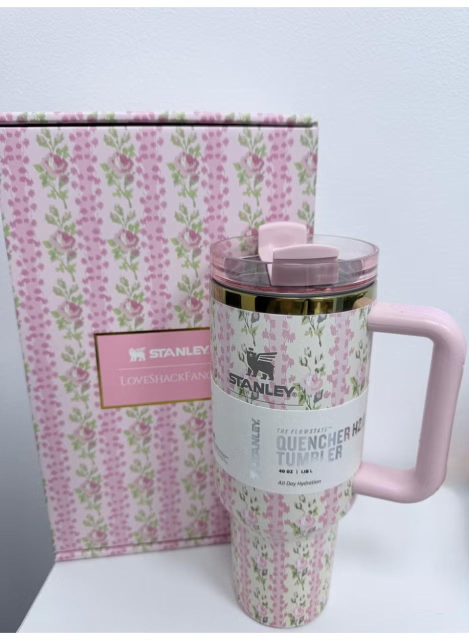 Stanley x LoveShackFancy Quencher | 40oz | Blooming Heirloom | Gift for Her