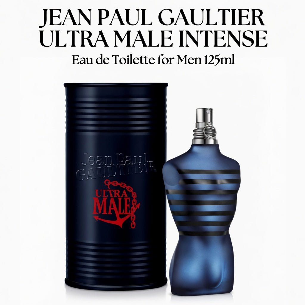 Jean Paul Gaultier Ultra Male Eau de Toilette Intense 125ml for Men - Hamxi