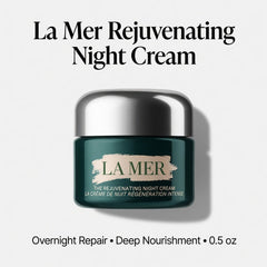 La Mer The Rejuvenating Night Cream | La Crème de Nuit | 0.5 oz / 15ml - Hamxi
