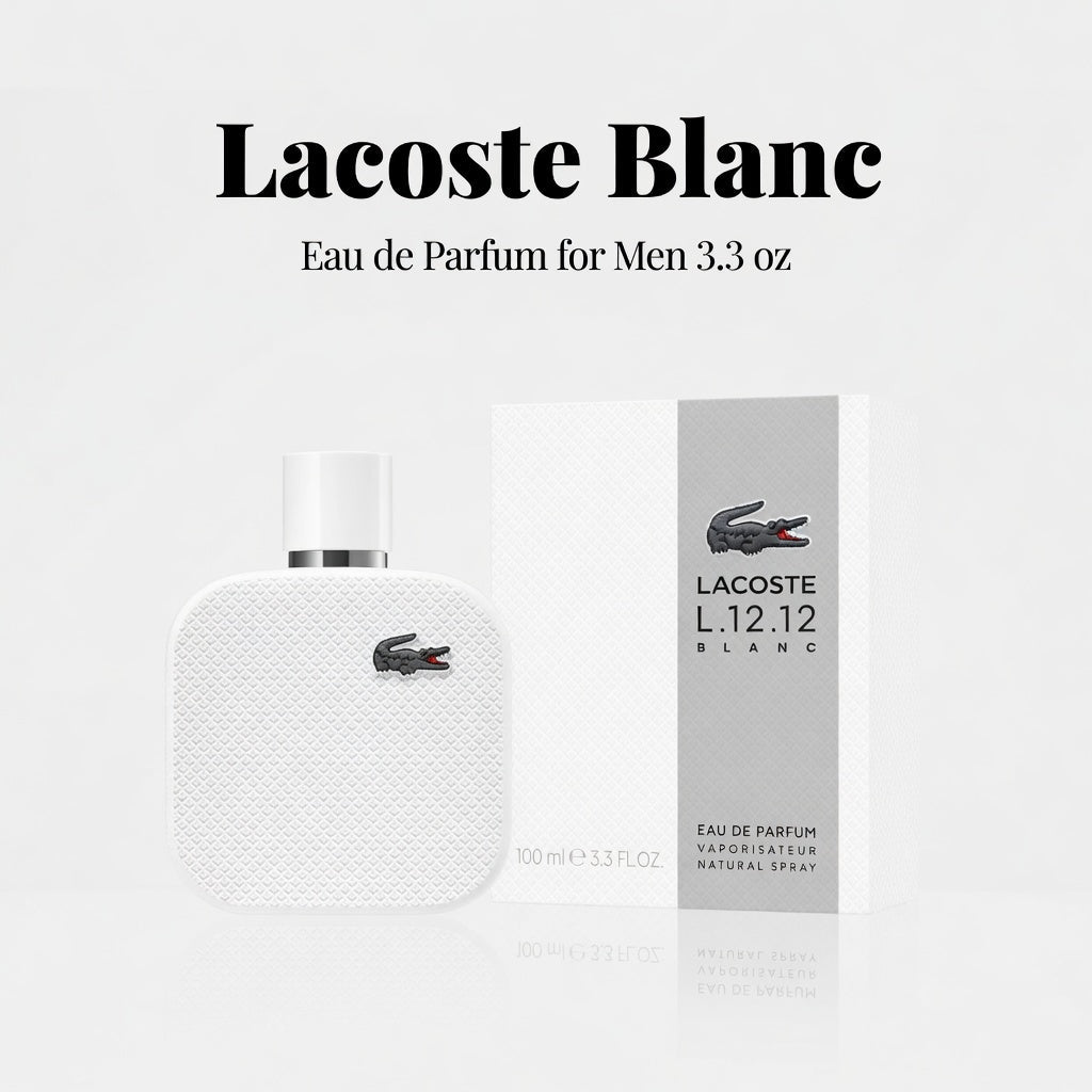 Lacoste Blanc Cologne by Lacoste Eau de Parfum 3.3 oz - Hamxi