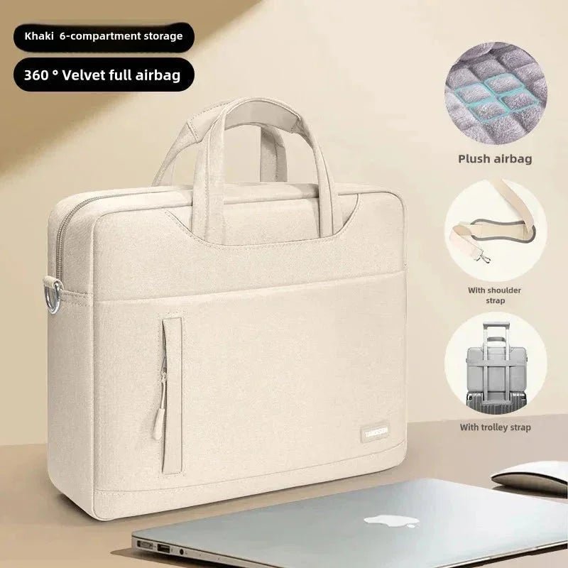 Laptop Bag 15 - 16 Inch | Leather Briefcase | Vintage Messenger Bag - Hamxi