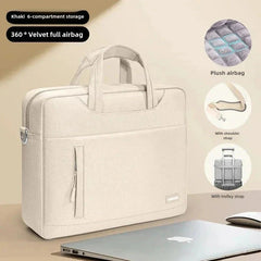 Laptop Bag 15 - 16 Inch | Leather Briefcase | Vintage Messenger Bag - Hamxi