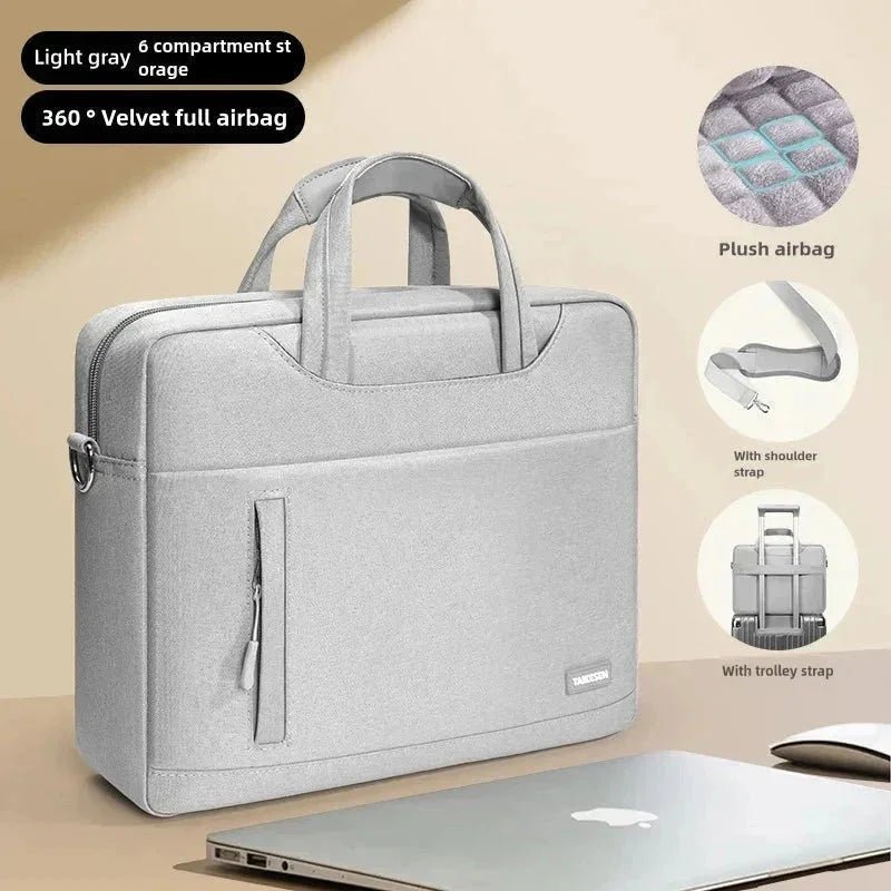 Laptop Bag 15 - 16 Inch | Leather Briefcase | Vintage Messenger Bag - Hamxi
