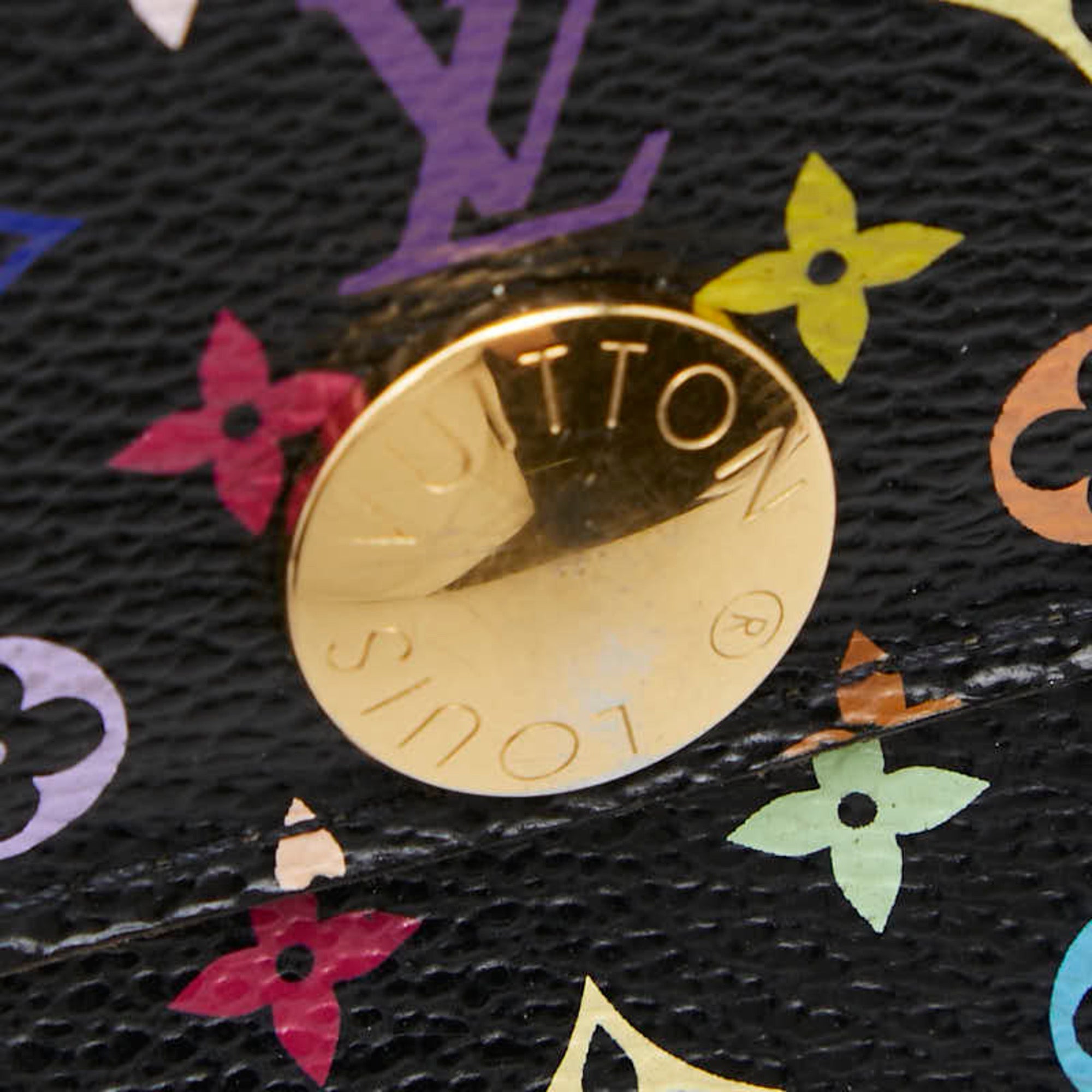 Louis Vuitton Monogram Portefeuille Sarah Long Wallet | Noir Multicolor - Hamxi