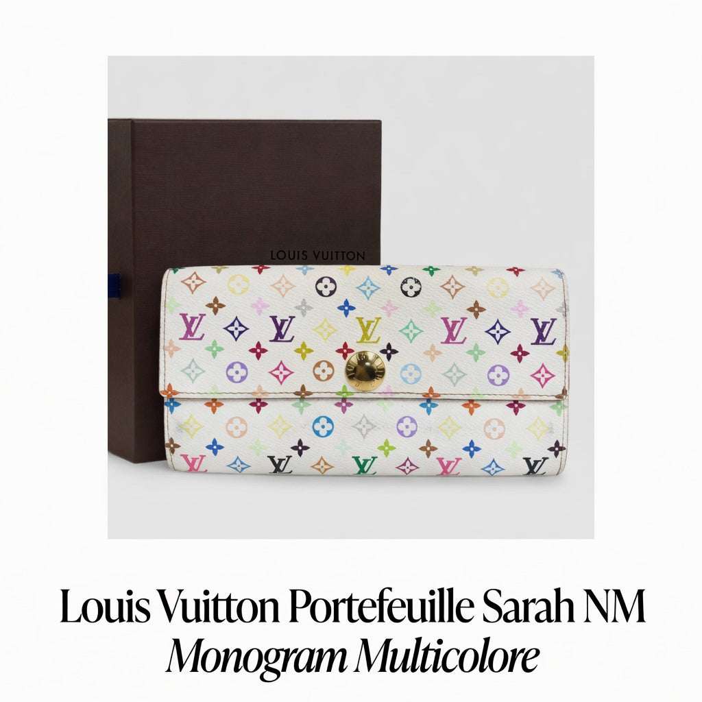Louis Vuitton Portefeuille Sarah NM Long Wallet Monogram Multicolore M93532 - Hamxi