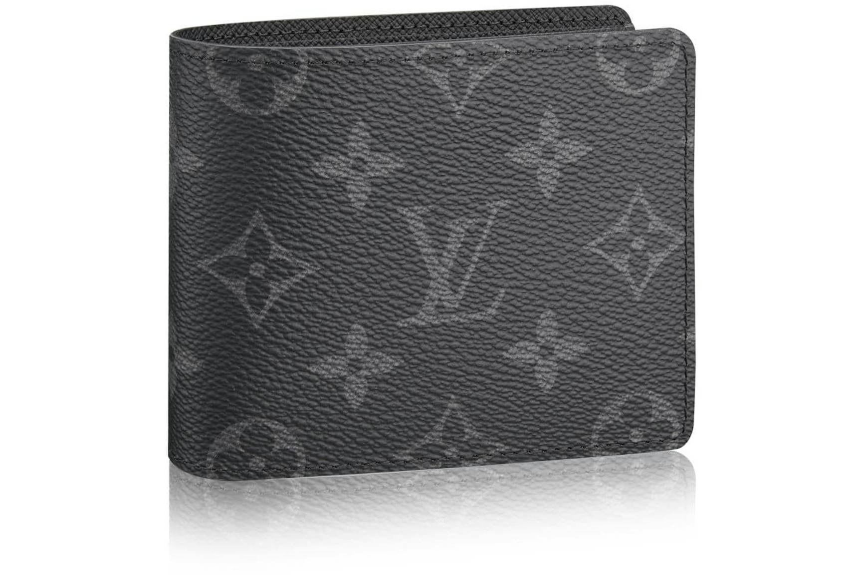Louis Vuitton Slender Wallet | Monogram Eclipse | Men's Canvas - Hamxi