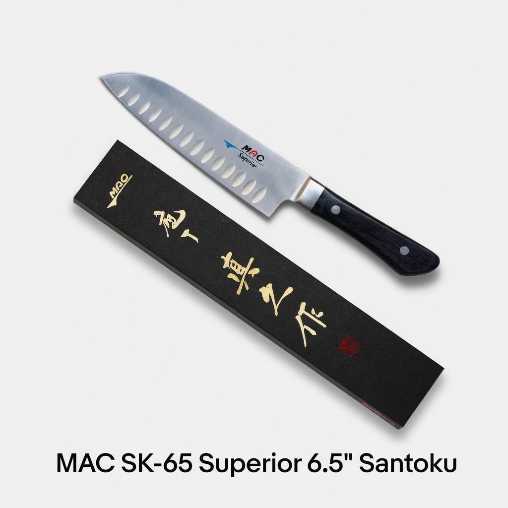 MAC Knife SK - 65 Superior 6.5" Santoku Kitchen Knife | Molybdenum Steel | Made in Japan - Hamxi