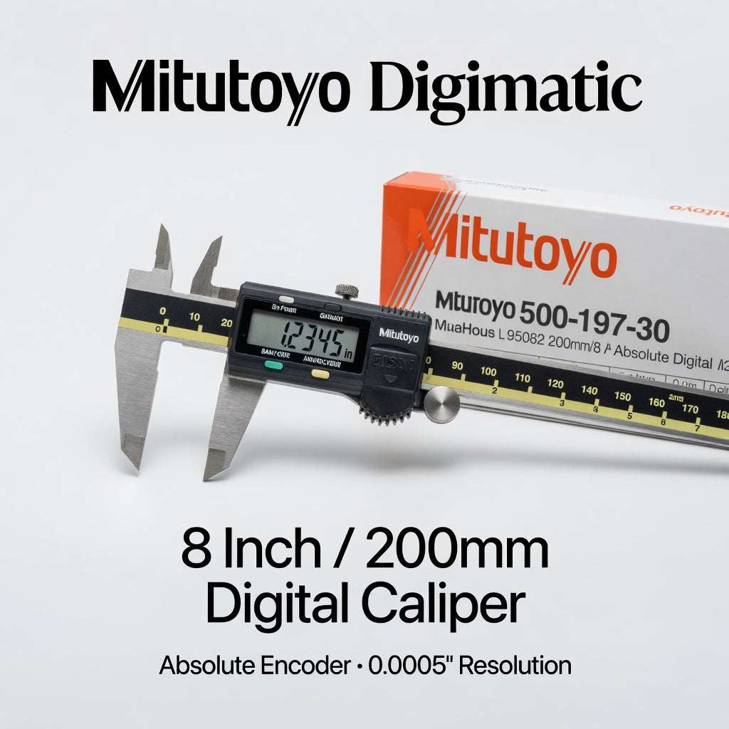 Mitutoyo 500 - 197 - 30 Absolute Digital Digimatic Vernier Caliper | 8 inch (200mm) - Hamxi
