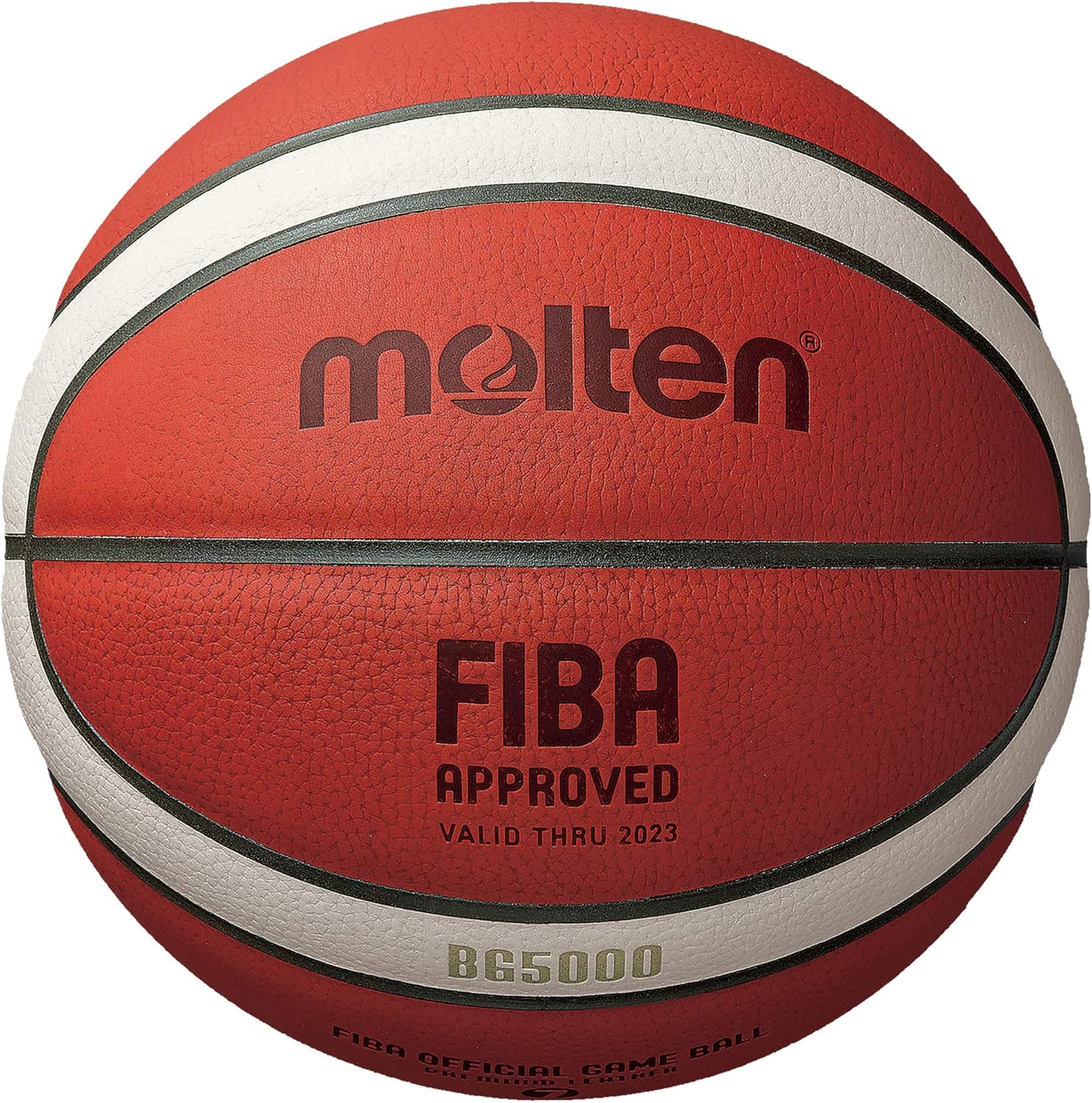 Molten BG5000 FIBA Approved Leather Basketball | Size 7 | Official Game Ball - Hamxi