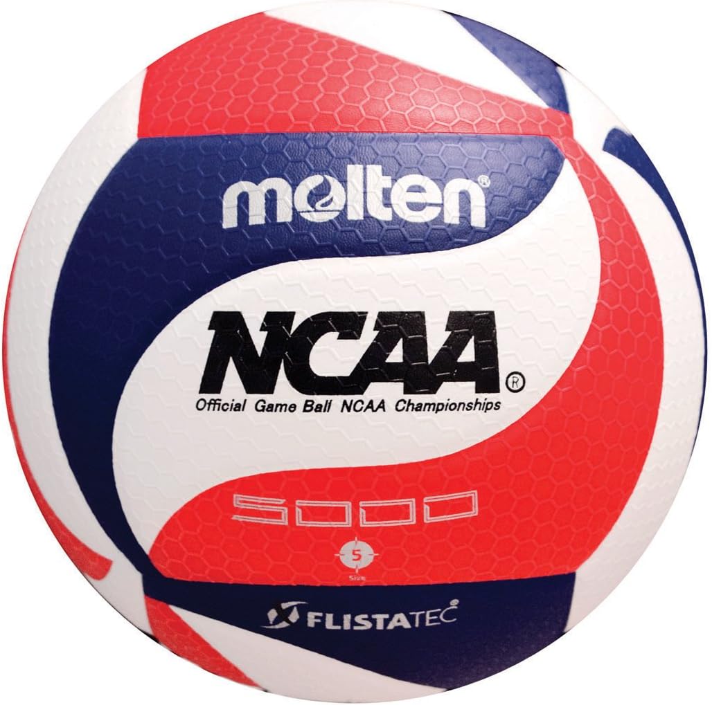 Molten FLISTATEC Official NCAA Volleyball | Red/White/Blue - Hamxi