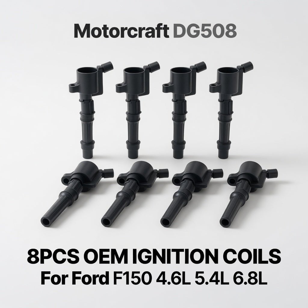 Motorcraft DG508 8PCS OEM Ignition Coils for Ford F150 4.6L 5.4L 6.8L - Hamxi