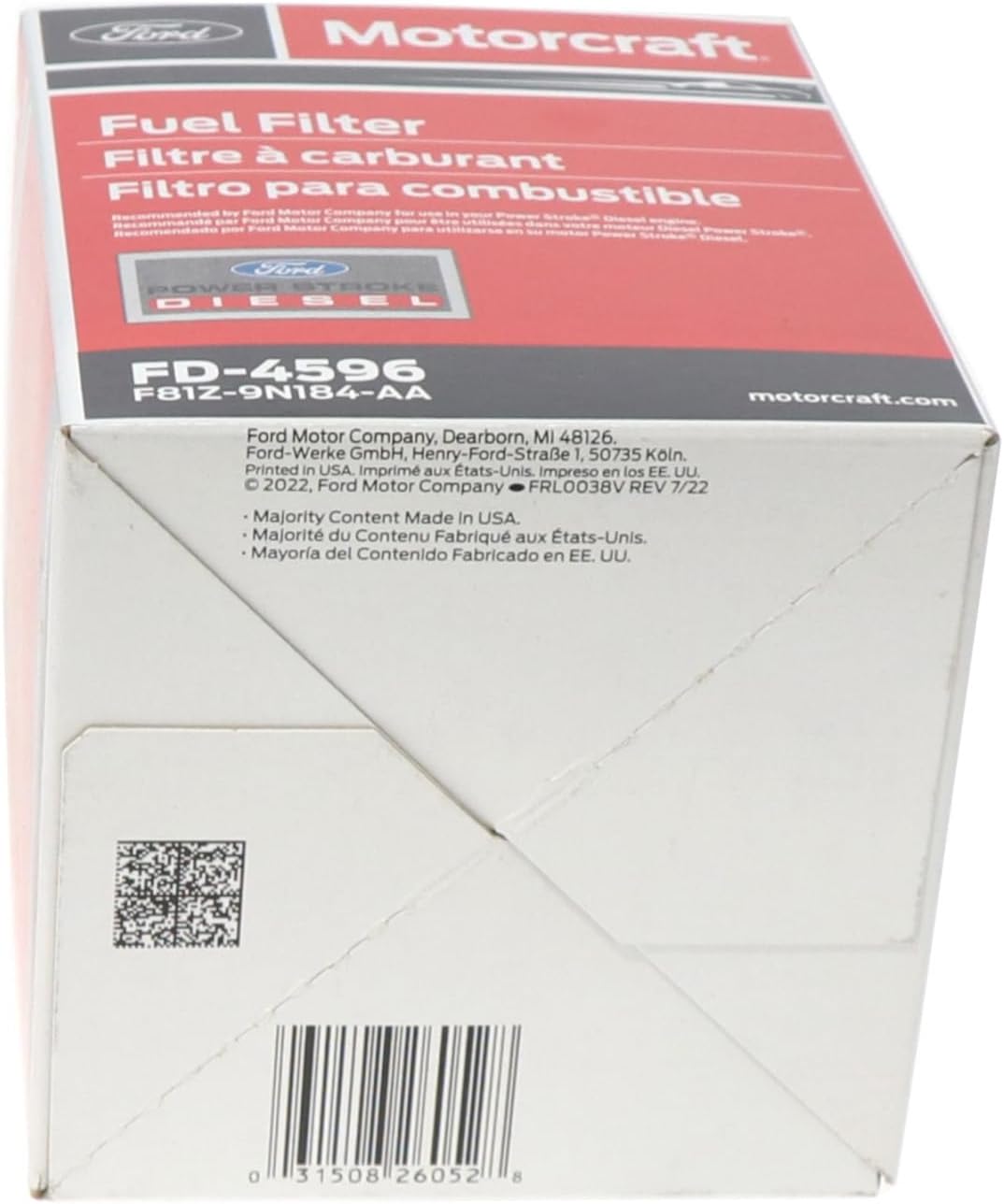 Motorcraft FD-4596 Fuel Filter | For 1999-2003 Ford 7.3L Powerstroke - Hamxi