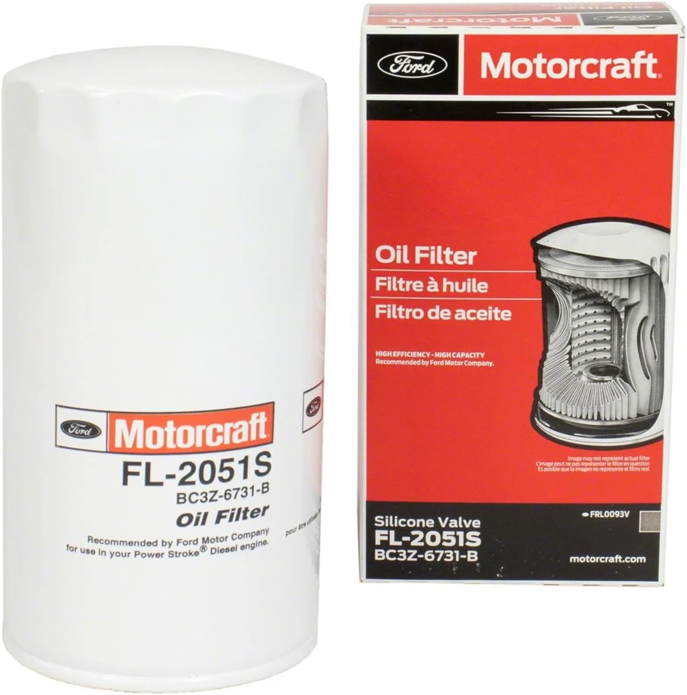Motorcraft FL-2051S Engine Oil Filter | Replacement Part - Hamxi