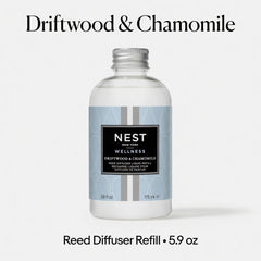 NEST New York Driftwood & Chamomile Reed Diffuser Liquid Refill | Home Fragrance | New - Hamxi